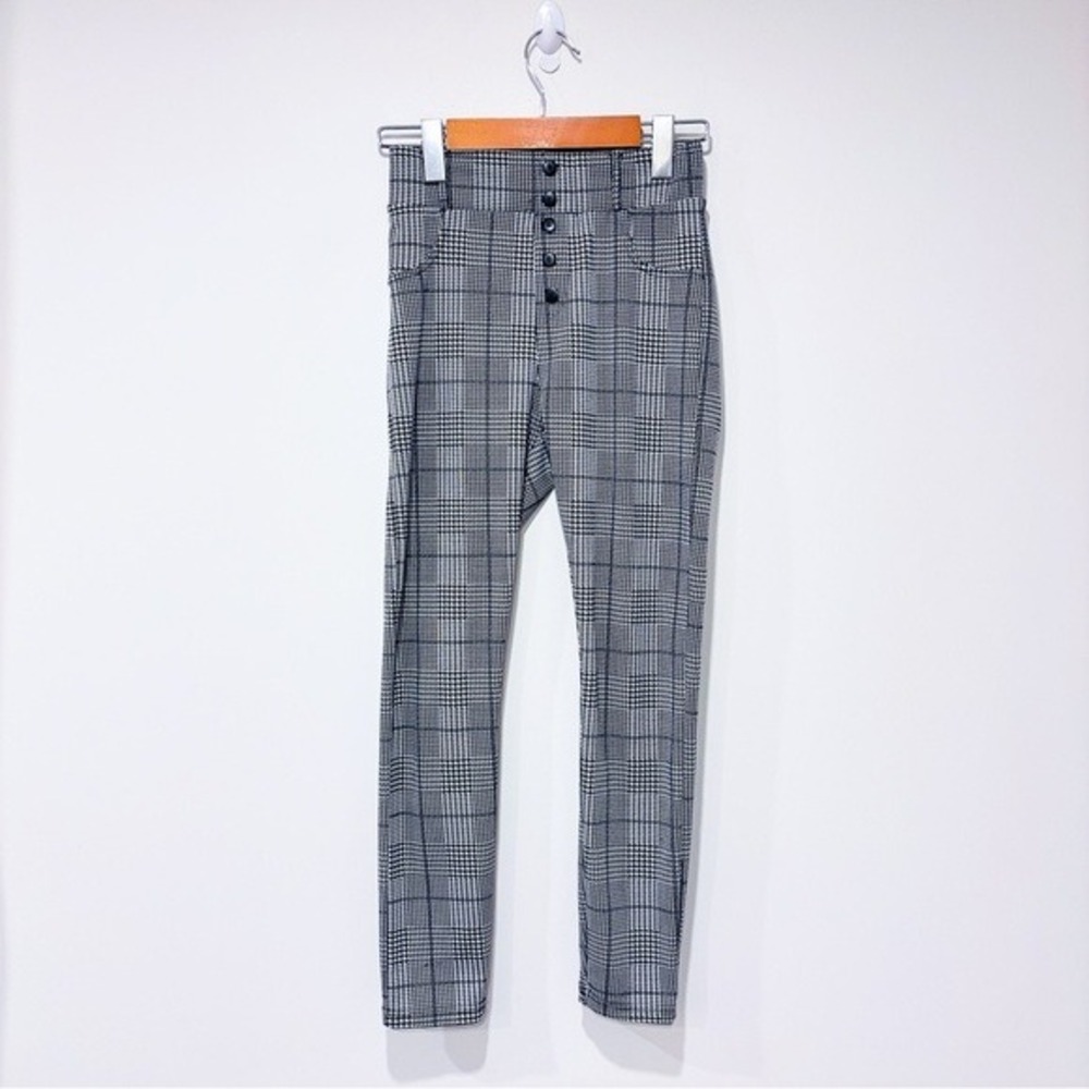 ARDENE‎ Black White Houndstooth Thick Stretch Leggings X-Small